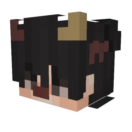 Garythedog Minecraft avatar head, 3D render