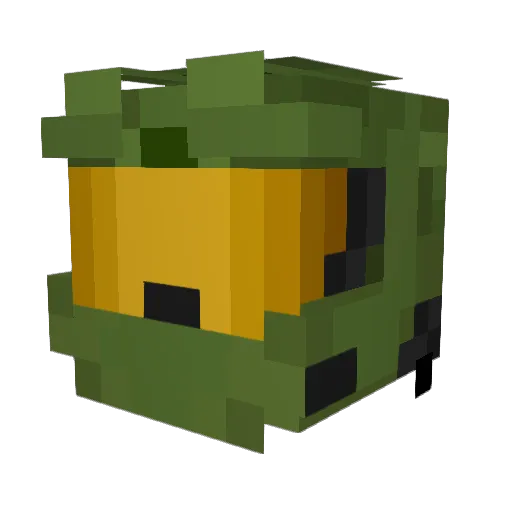 GasButAno Minecraft avatar head, 3D render