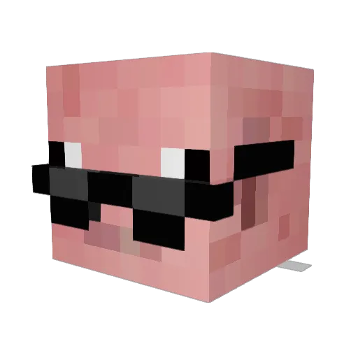 GasMeOut Minecraft avatar head, 3D render