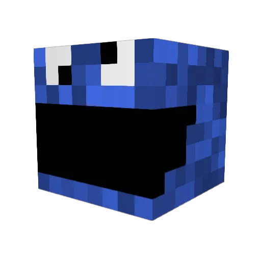 Gasbomb Minecraft avatar head, 3D render