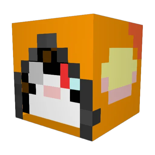 Gasmask_Nid Minecraft avatar head, 3D render