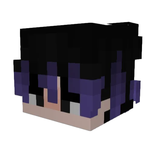 Gasmaskangel_1 Minecraft avatar head, 3D render