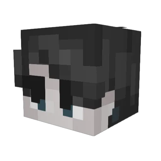 Gasparii Minecraft avatar head, 3D render