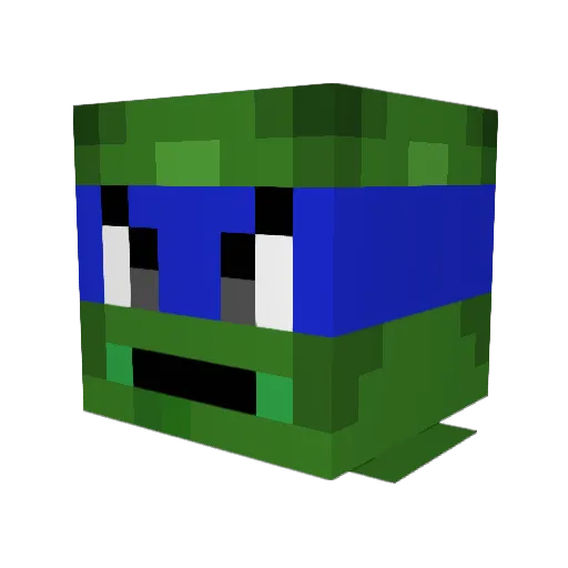 Gasparitus Minecraft avatar head, 3D render