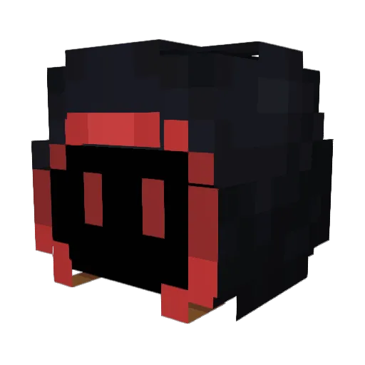Gasters_Husband Minecraft avatar head, 3D render