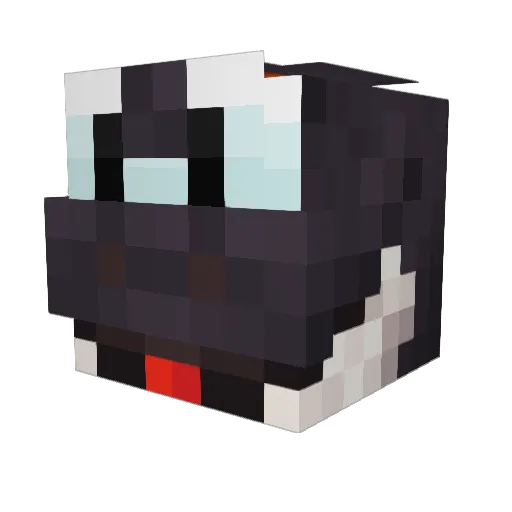 Gastinator Minecraft avatar head, 3D render
