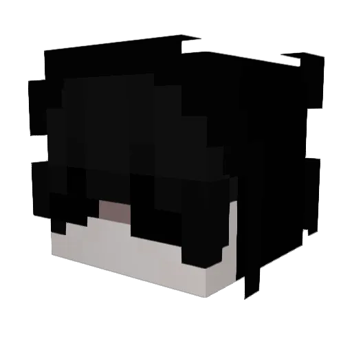 Gastlyx7 Minecraft avatar head, 3D render