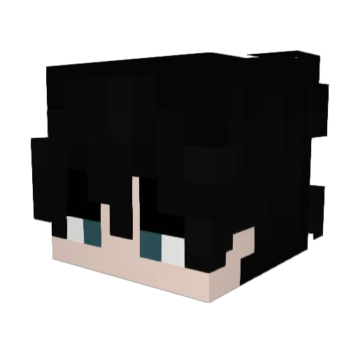 GastonFazito Minecraft avatar head, 3D render