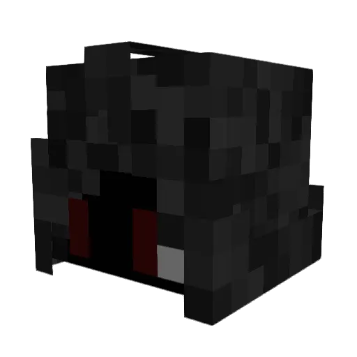 GateReaper12 Minecraft avatar head, 3D render