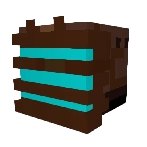 Gatecrasher Minecraft avatar head, 3D render