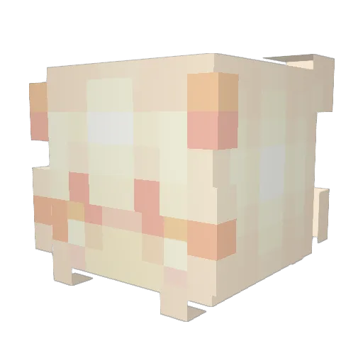 GatheredNations Minecraft avatar head, 3D render