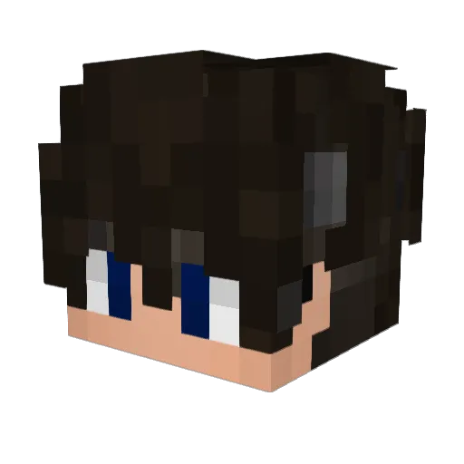 GatheringPrism Minecraft avatar head, 3D render