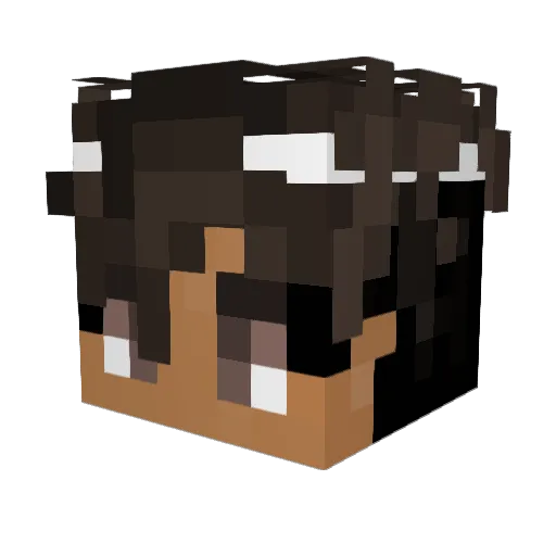 Gatland Minecraft avatar head, 3D render