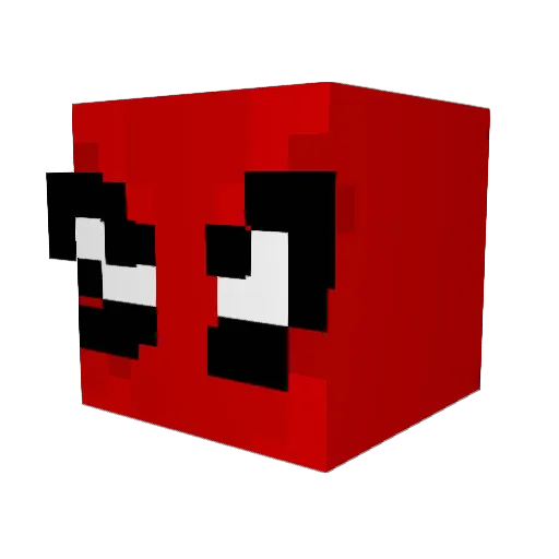 Gatlinwb Minecraft avatar head, 3D render