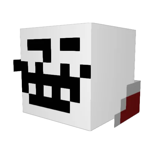 GatoXD_ Minecraft avatar head, 3D render