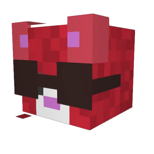 Gato_Maniaco Minecraft avatar head, 3D render