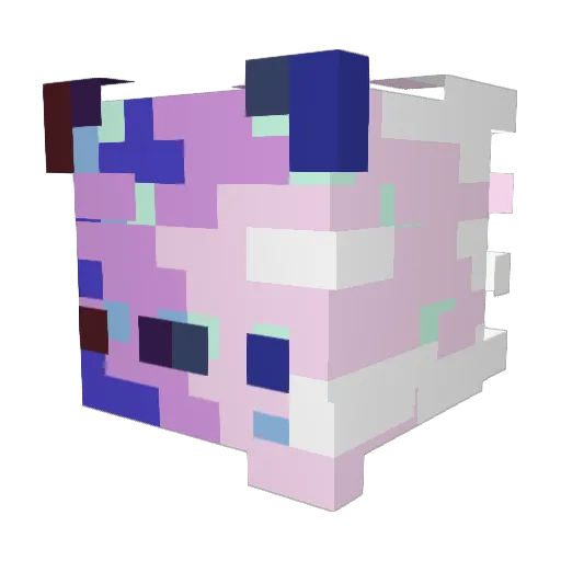 Gatopelon23 Minecraft avatar head, 3D render