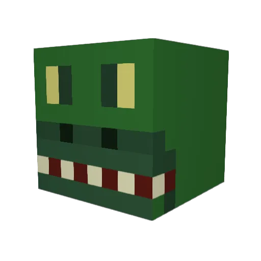 GatorGuy112 Minecraft avatar head, 3D render