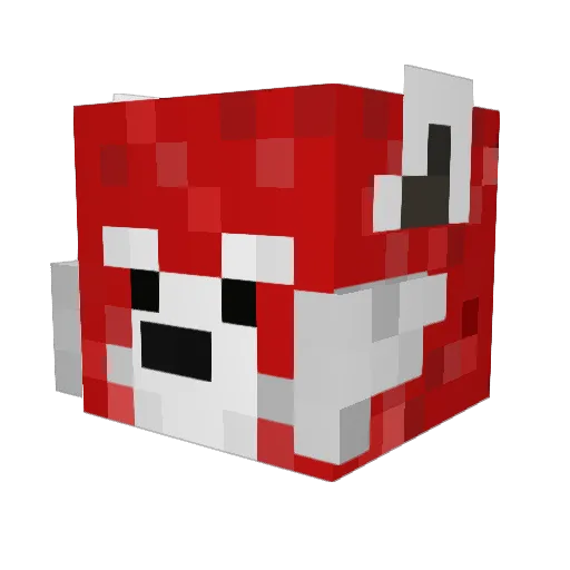 Gatsby Minecraft avatar head, 3D render