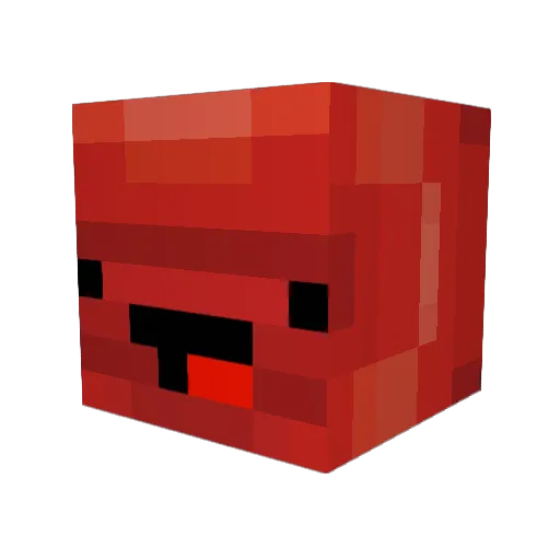 Gatuvela Minecraft avatar head, 3D render