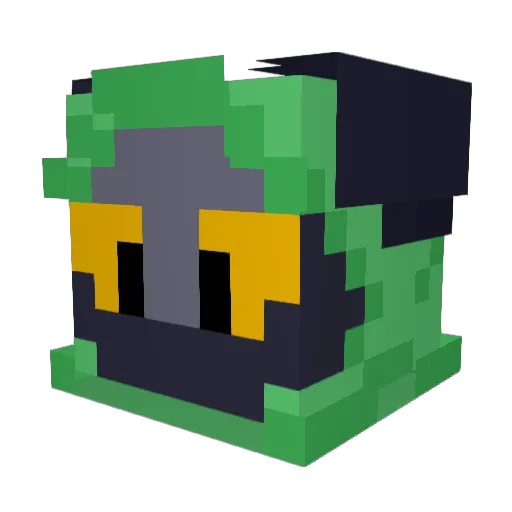 Gatzz_0w0 Minecraft avatar head, 3D render