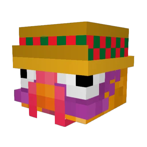 GauchoAmigo44 Minecraft avatar head, 3D render