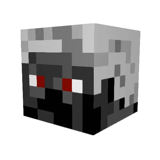 Gauldur04 Minecraft avatar head, 3D render