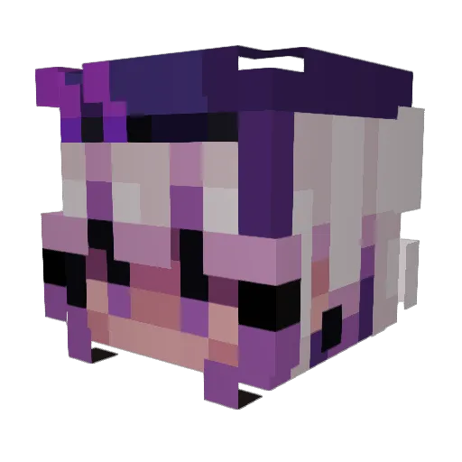 GausiIKudlas Minecraft avatar head, 3D render