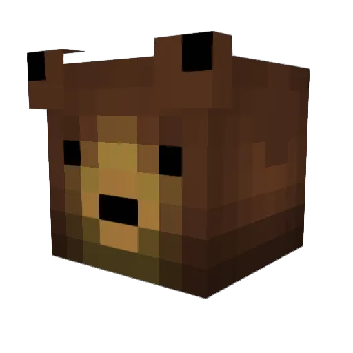Gaute23 Minecraft avatar head, 3D render