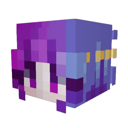 Gautumn Minecraft avatar head, 3D render