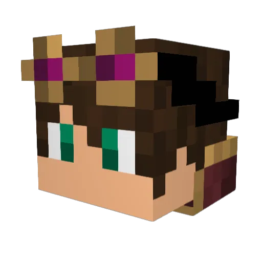 Gav1nL33 Minecraft avatar head, 3D render