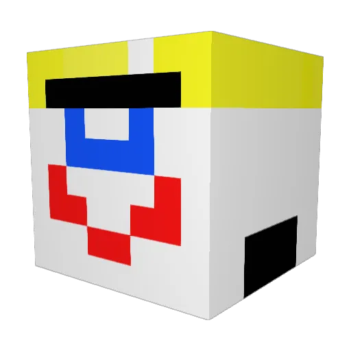 Gavgav2008 Minecraft avatar head, 3D render