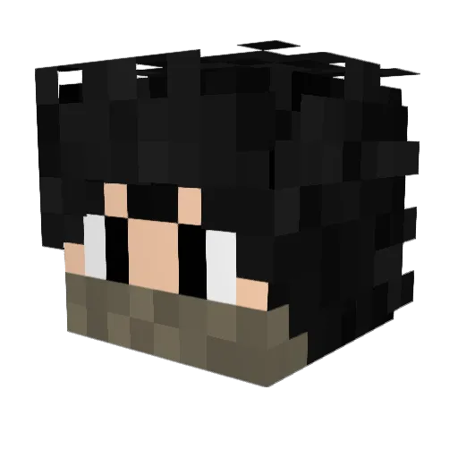 Gavin222 Minecraft avatar head, 3D render