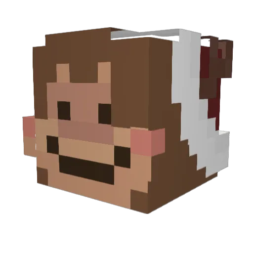 Gavin71 Minecraft avatar head, 3D render