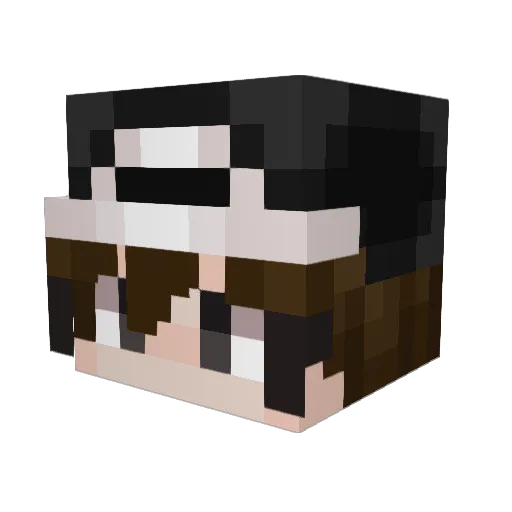 GavinGames_123 Minecraft avatar head, 3D render