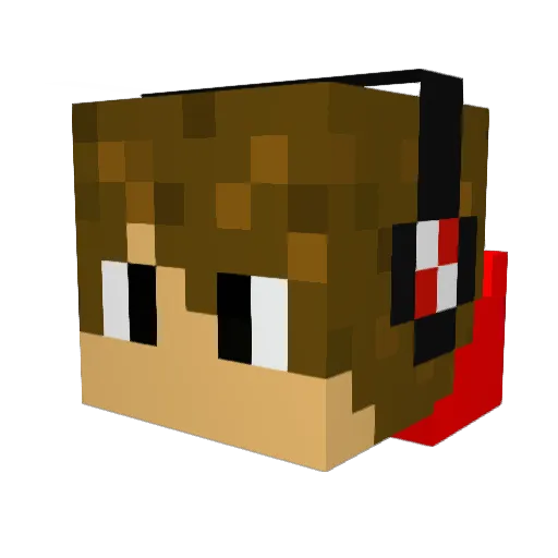 GavinLafferty Minecraft avatar head, 3D render
