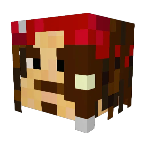 GavinMcD Minecraft avatar head, 3D render