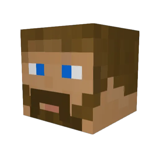GavinW1818 Minecraft avatar head, 3D render