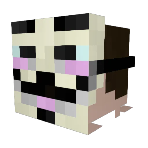 Gavinleather Minecraft avatar head, 3D render