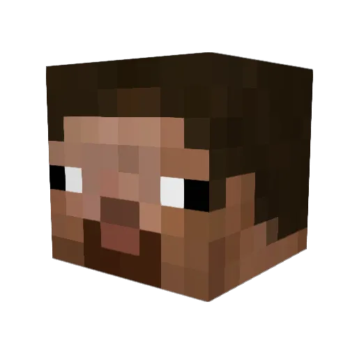 GavinoB333 Minecraft avatar head, 3D render