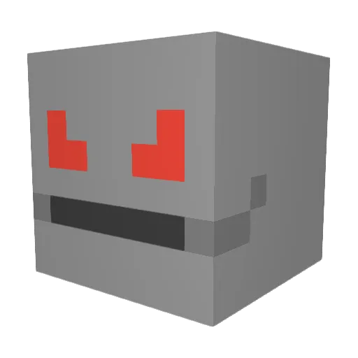 GavitronIV Minecraft avatar head, 3D render