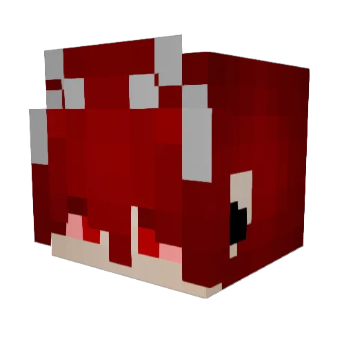 Gavkich Minecraft avatar head, 3D render