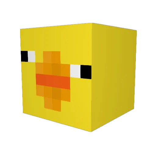 Gavo541 Minecraft avatar head, 3D render