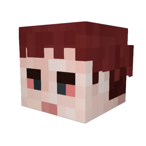 Gavrosh44 Minecraft avatar head, 3D render