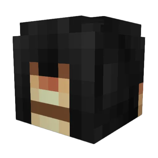 Gavsky_ Minecraft avatar head, 3D render