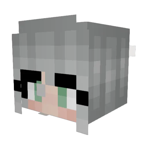 GavynHero Minecraft avatar head, 3D render