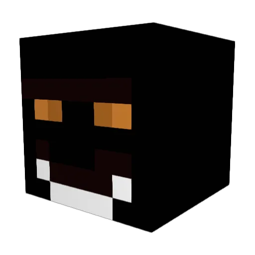 GawelQ Minecraft avatar head, 3D render