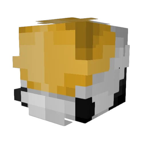 Gawfring Minecraft avatar head, 3D render