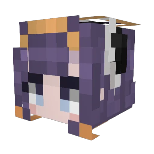 Gax4117 Minecraft avatar head, 3D render