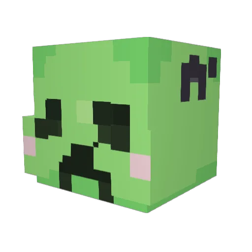 Gay0nion Minecraft avatar head, 3D render